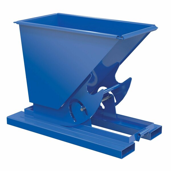 Vestil HOPPER W/O BUMP & DUMP LD .33 CU 2K BLUE D-33-LD-NB